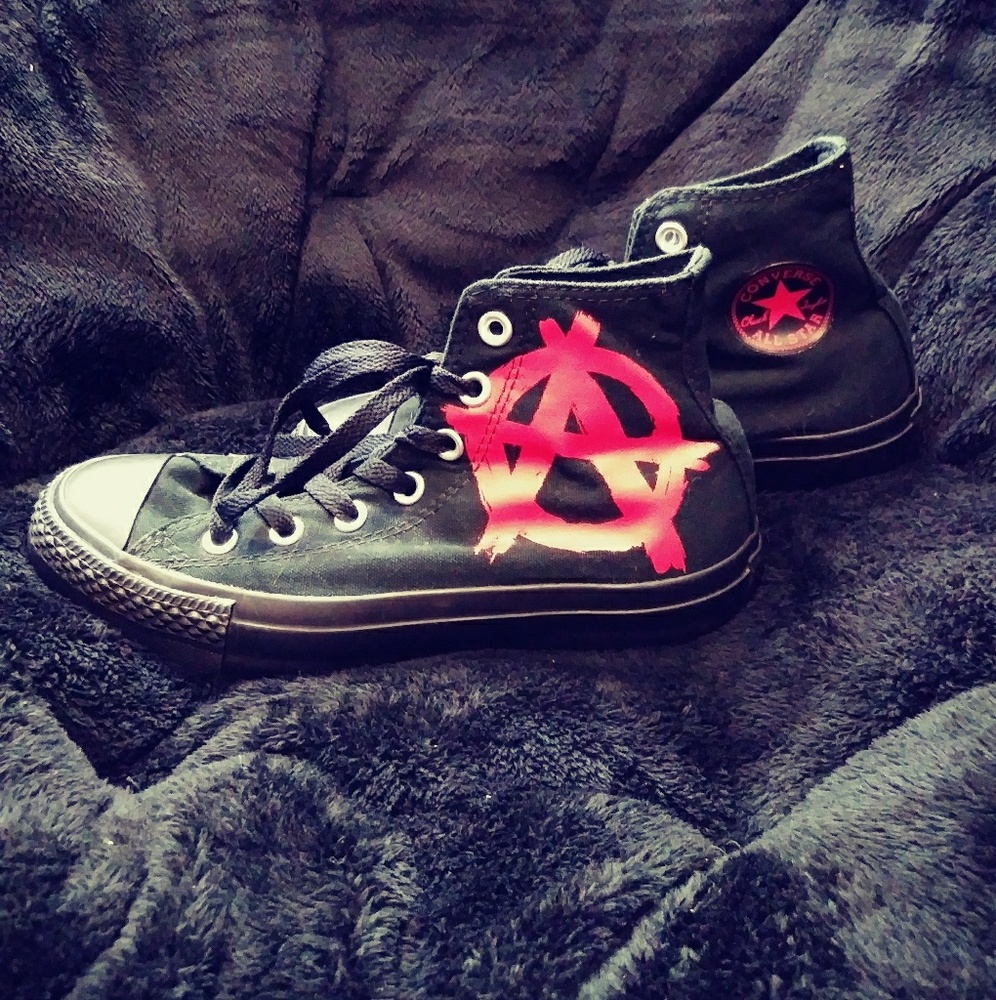 RARE Converse Anarchy High Top Chucks